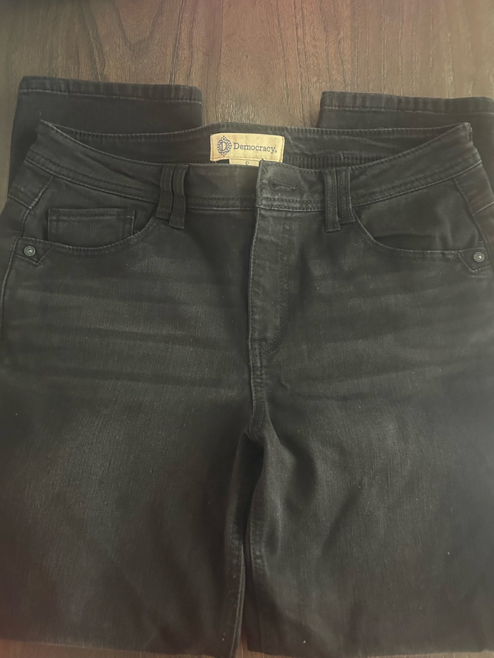 Democracy Women’s Black Washed skinny Denim Jeans
